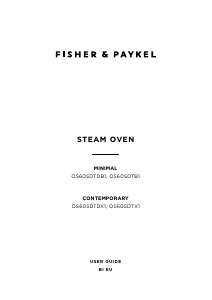 Manual Fisher and Paykel OS60SDTDB1 Oven