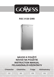Manual Goddess RSC 0126 GW8 Refrigerator