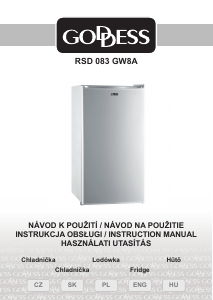 Návod Goddess RSD 083 GW8A Chladnička