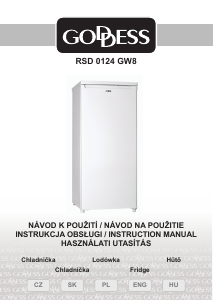 Manual Goddess RSD 0124 GW8 Refrigerator