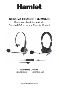 Handleiding Hamlet HHEADM-UJS Headset