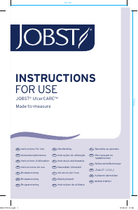 Mode d’emploi Jobst UlcerCARE Bas de compression