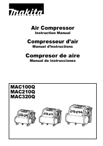 Manual de uso Makita MAC100Q Compresor