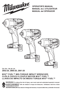 Handleiding Milwaukee 2860-20 Slagmoersleutel