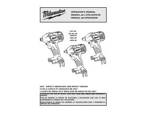 Mode d’emploi Milwaukee 2652-20 Visseuse à choc