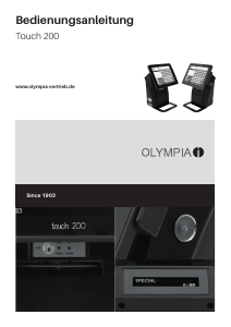 Bedienungsanleitung Olympia Touch 200 TSE POS-Terminal
