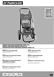 Manual Parkside PHDB 4 C3 Pressure Washer