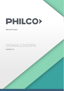 Manual de uso Philco MJPDE116 Desbrozador