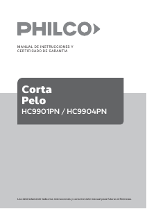 Manual de uso Philco HC9904PN Cortapelos