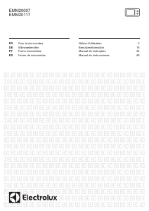 Mode d’emploi Electrolux EMM20007OX Micro-onde