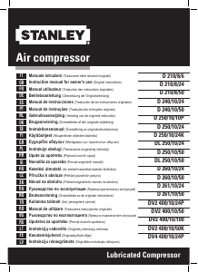 Návod Stanley DL 250/10/24 Kompresor