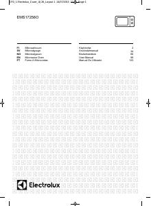 Manual Electrolux EMS17256OX Micro-onda