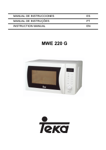 Manual de uso Teka MWE 220 G Microondas