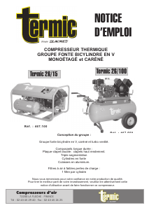 Mode d’emploi Termic 26/15 Compresseur