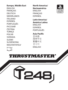 Käyttöohje Thrustmaster T248 (PlayStation 5) Peliohjain