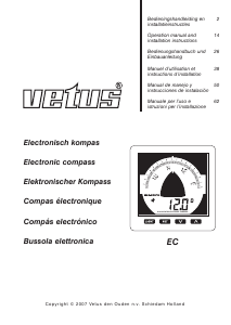 Manual de uso Vetus EC Electronic Brújula