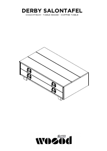 Käyttöohje Woood Derby Kahvipöytä
