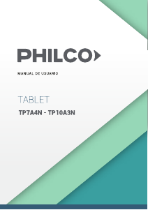 Manual de uso Philco TP7A4N Tablet