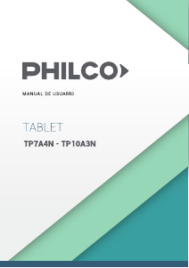 Manual de uso Philco TP10A3N Tablet