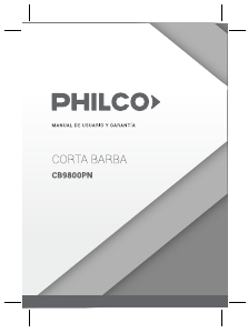 Manual de uso Philco CB9800PN Barbero