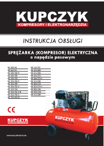 Instrukcja Kupczyk KK 350/150 V M Kompresor