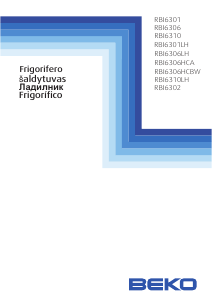 Manuale BEKO RBI 6301 Frigorifero-congelatore