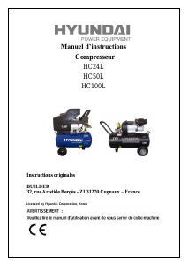Mode d’emploi Hyundai HC24L Compresseur
