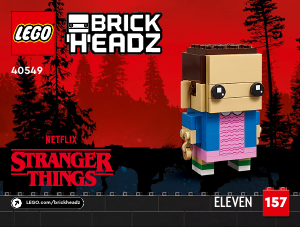 Brugsanvisning Lego set 40549 Brickheadz Demogorgon og Eleven