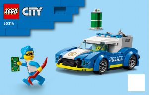 Handleiding Lego set 60314 City IJswagen politieachtervolging