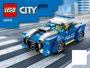 Bruksanvisning Lego set 60312 City Polisbil