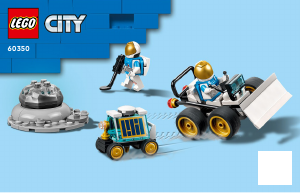 Bruksanvisning Lego set 60350 City Måneforskningsstasjon