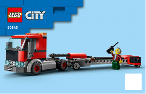 Handleiding Lego set 60343 City Reddingshelikopter transport