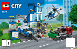 Manual de uso Lego set 60316 City Comisaría de Policía