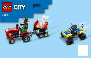 Käyttöohje Lego set 60315 City Poliisin liikkuva komentokeskus