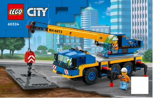 Käyttöohje Lego set 60324 City Nosturiauto