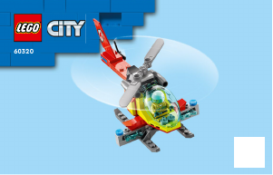 Handleiding Lego set 60320 City Brandweerkazerne