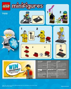 Bruksanvisning Lego set 71032 Collectible Minifigures Serie 22