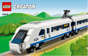 Bedienungsanleitung Lego set 40518 Creator Hochgeschwindigkeitszug