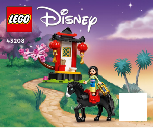 Manuál Lego set 43208 Disney Princess Dobrodružství Jasmíny a Mulan