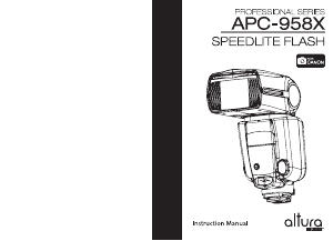 Handleiding Altura Photo APC-958X (for Canon) Flitser