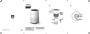 Rokasgrāmata Philips AC0819 Gaisa attīrītājs