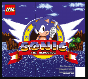 Vadovas Lego set 21331 Ideas Ežiukas Sonic . Žaliųjų kalvų zona