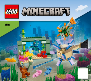 Instrukcja Lego set 21180 Minecraft Walka ze strażnikami