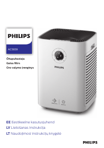 Rokasgrāmata Philips AC5659 Gaisa attīrītājs
