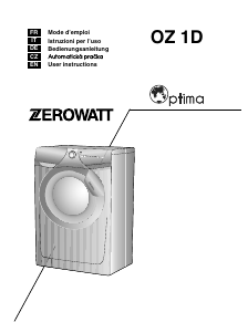 Manuál Zerowatt OZ 1061D/L-S Optima Pračka