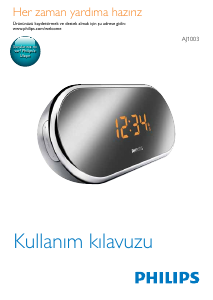 Kullanım kılavuzu Philips AJ1003 Radyolu çalar saat