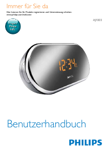 Bedienungsanleitung Philips AJ1003 Uhrenradio