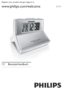 Bedienungsanleitung Philips AJ110 Uhrenradio