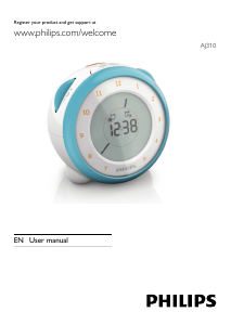Manual Philips AJ310 Alarm Clock Radio