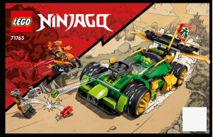 Manual Lego set 71763 Ninjago Lloyds race car EVO